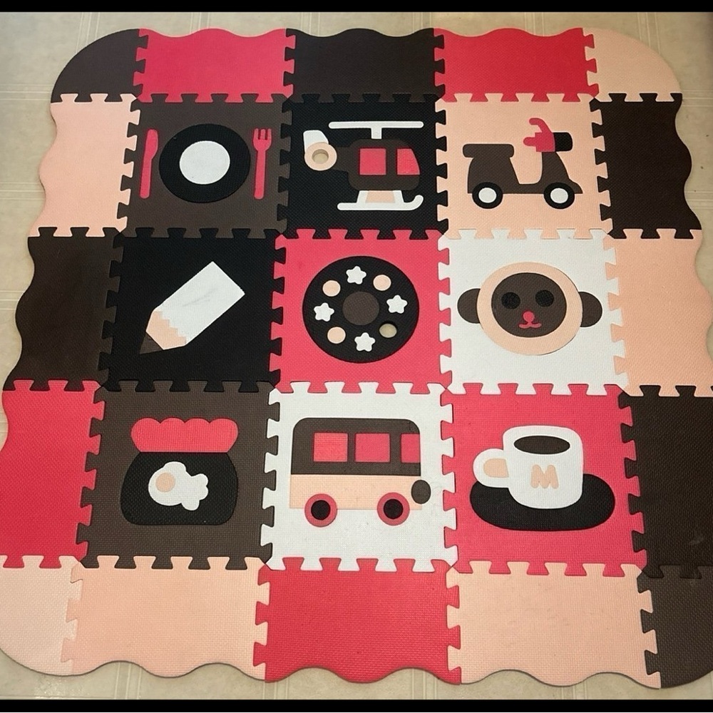 Floor educational foam puzzle